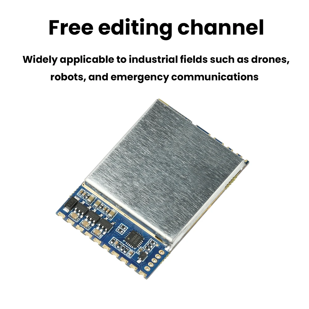 RX7500 Analoges Empfängermodul 6000~7500MHz Bandbreite 7,2GHz FPV-Video SPI-Modus RF-Funkempfänger für Elektronische Komponenten Ma – Detail 6