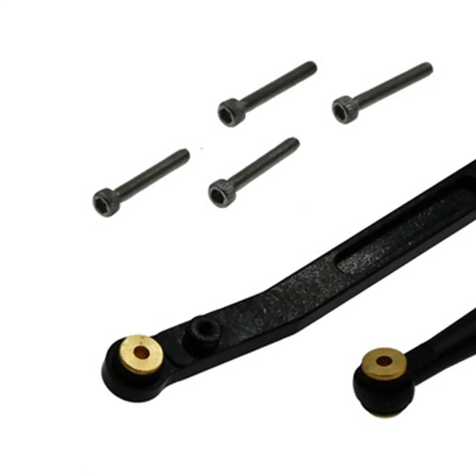 2x1 Set Fernbedienung Auto Lenkstange Links Krawatten für Axial SCX24 AXI90081 Maßstab 1:24 RC Auto Modifikation Teile