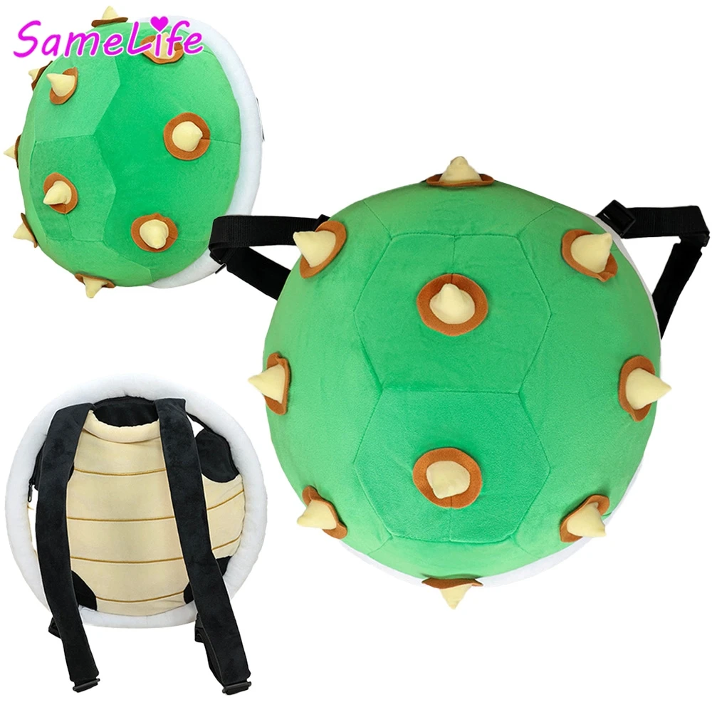 

Turtle Bowser Koopa Bag Cosplay Fantasy Backpack Anime Game Men Costume Disguise Accessories Halloween Adult Male Prop