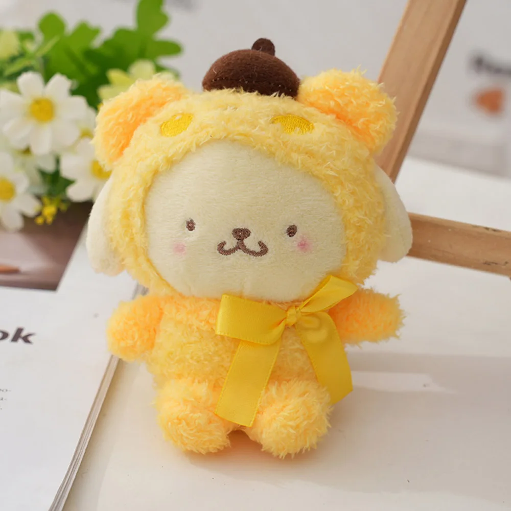12 centimetri Sanrio Peluche Anime Cartoon Giocattoli Kulomie Bambole Animale Sveglio Borsa Da Scuola Cartella Ciondolo Decorazione Ragazza Bambini Regali di Natale