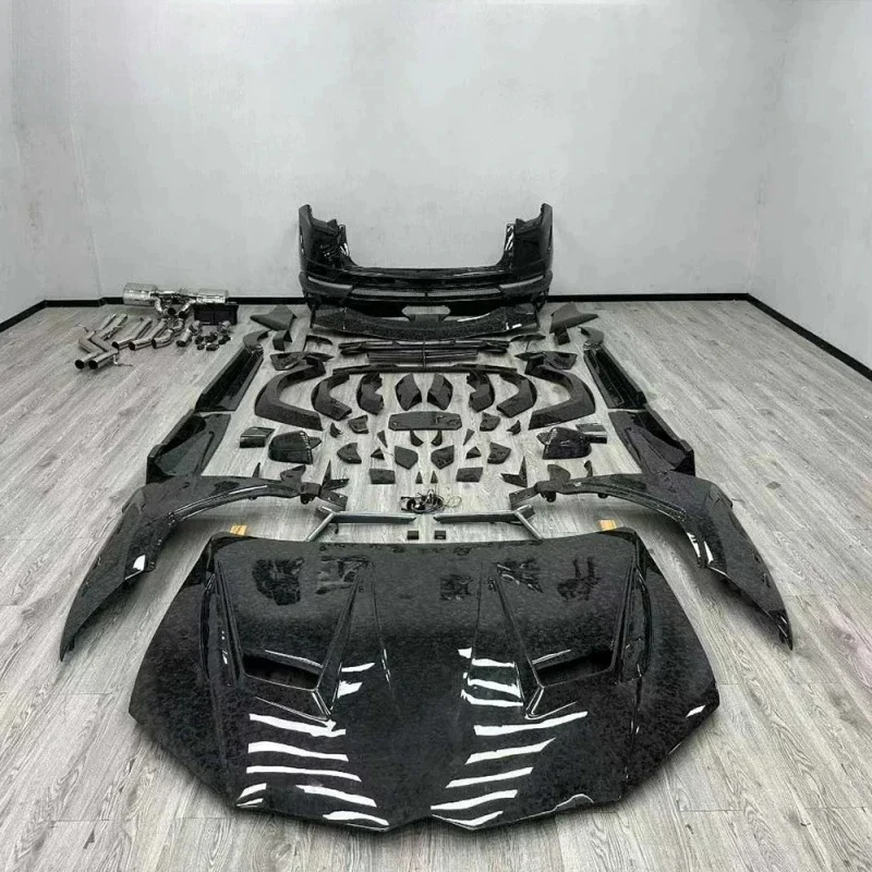 Exterior Accessories Real Forged Dry Carbon Body Kit, MSY Style Complete Styling Aero Parts Durle