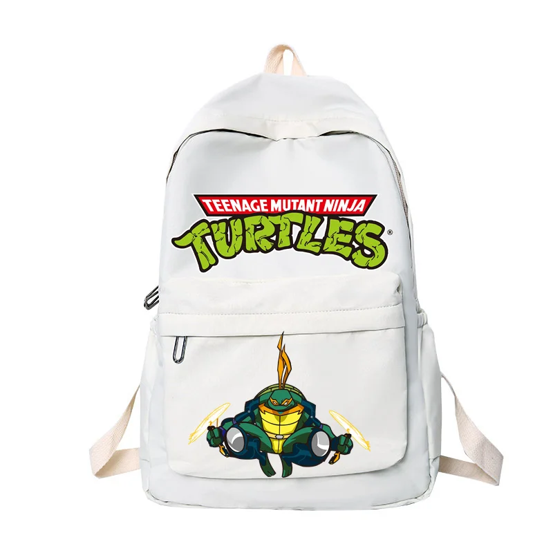 Ninja Turtles Backpack Soft Sister Solid Color Fashion High Capacity Waterproof College Backpack Trendy School Bags Kids Gifts