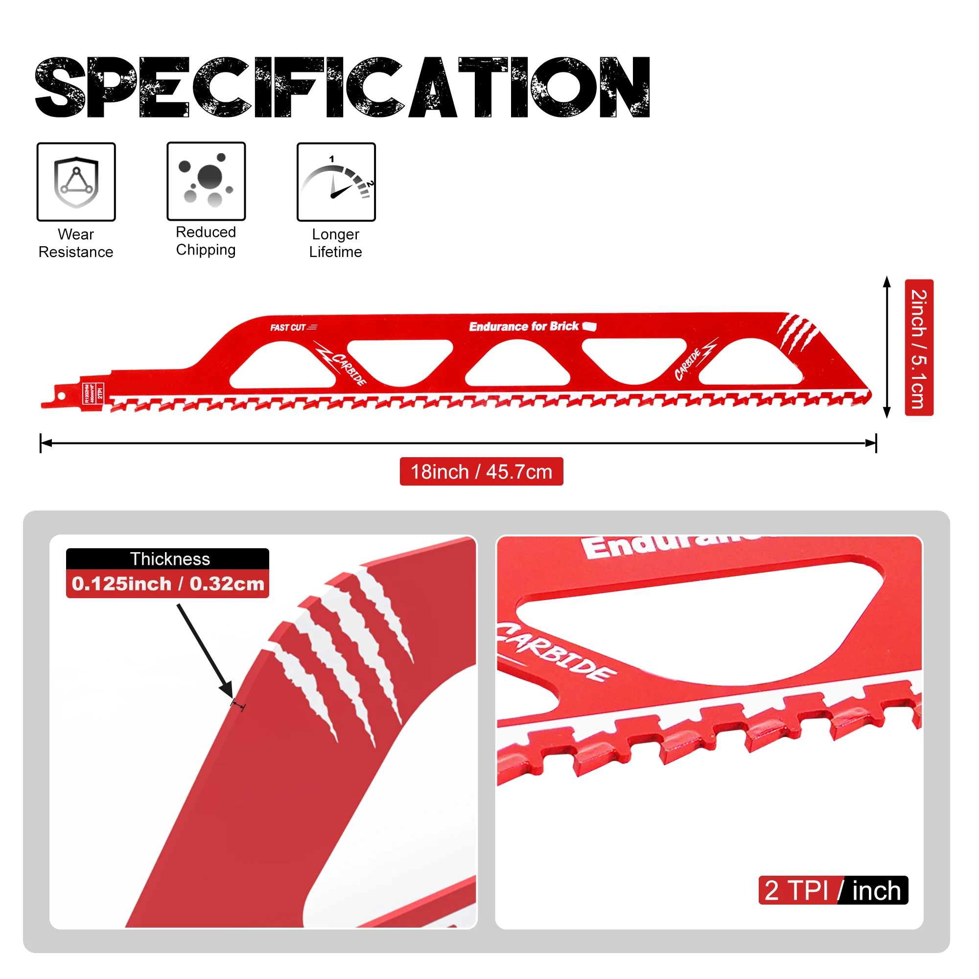 18 Inch Carbide Reciprocating  - Brick Cutting Saw review and price