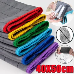 Carbon Microfiber Cleaning Cloth Lint Free Reusable Kitchen Dish Cloth Glass Window Polishing Streak Free Miracle Easy Clean Rag