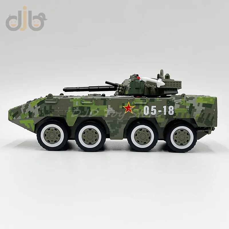 1:50 Diecast Military Model Toy Armored Fighting Vehicle China AFV Pull Back Replica With Sound Lights