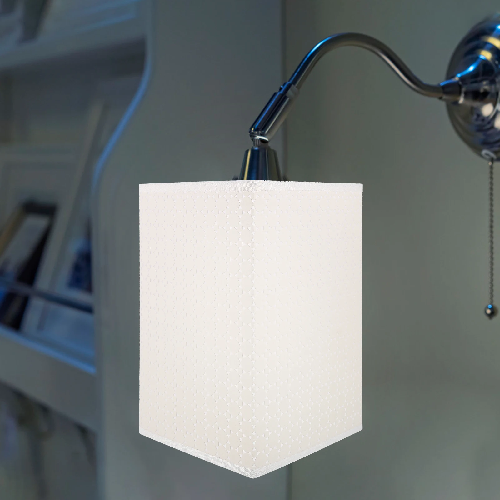 

Anti Glare Lampshade Light Covers Large Modern Rectangle Shades for Table Floor Lamps Bedroom Living Room Study Hotel Restaurant