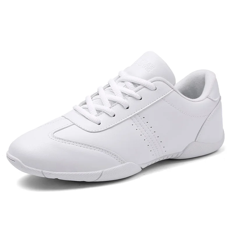 Zapatillas deportivas para niños y mujeres, zapatos blancos de competición para entrenamiento de Fitness y baile