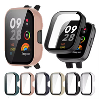 Tempered Glass+Protective Cover Case for Redmi Watch 3 Bumper Frame Protector for Xiaomi Redmi Smart Watch 3 Cases Accessories