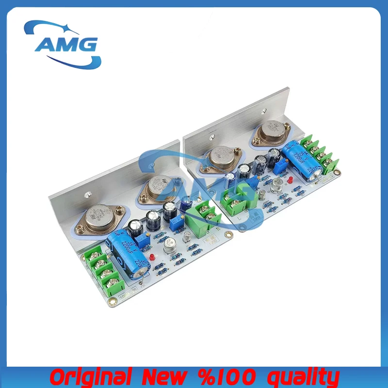 1Pcs 1969 Class A Power Amplifier Board 10-15W HiFi Audio Amplificador MOT/2N3055 Diy Kits For arduino NEW