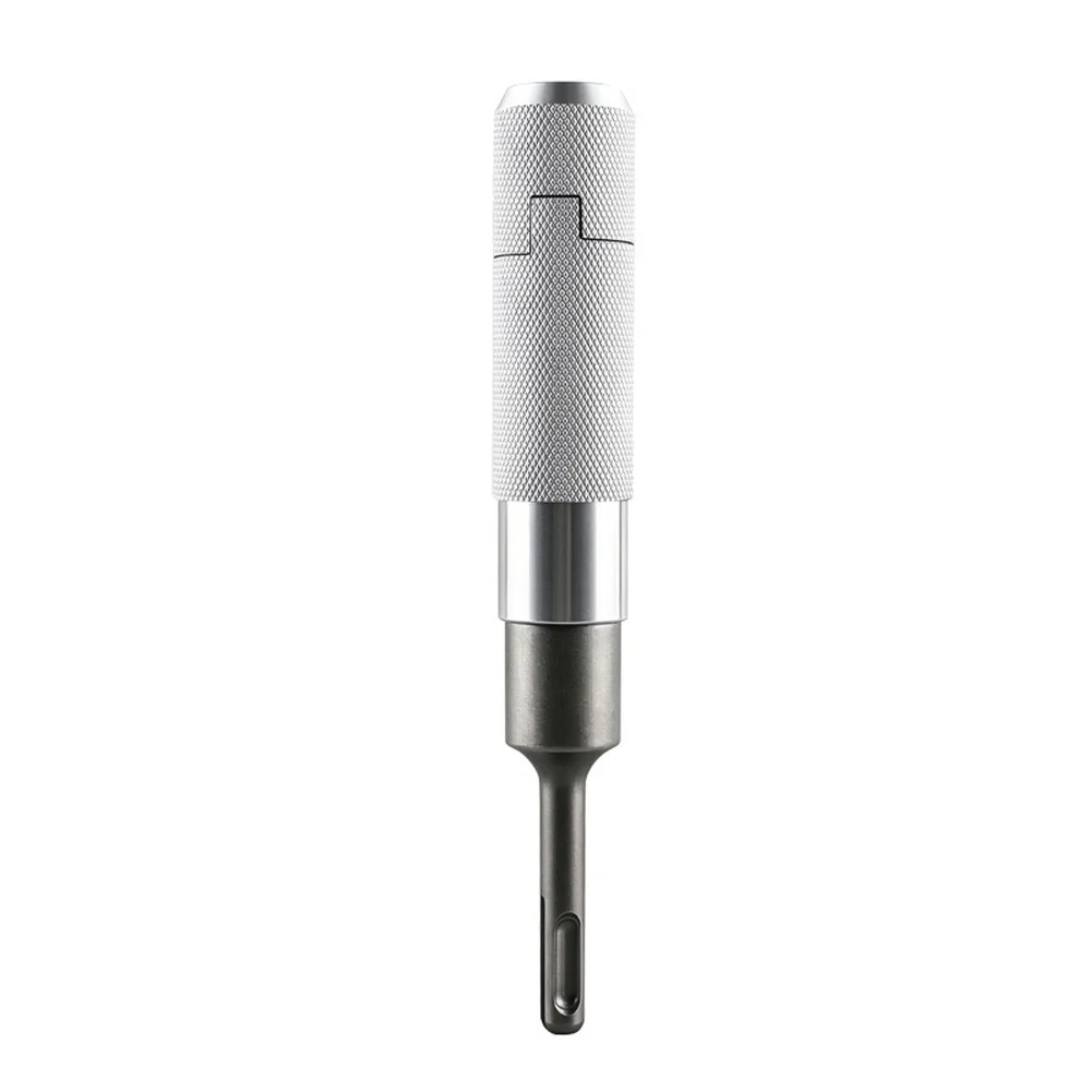 Efficient Bit Change Tool Tool Part Silver Rotary Hammer Adapter Self-Locking Design Minimal Wobble Performance
