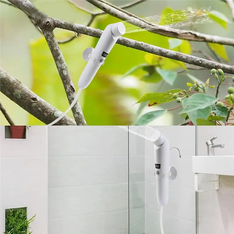 SYW-USB دش كهربائي محمول قابل لإعادة الشحن للتخييم في الهواء الطلق، والاستحمام على الشاطئ، ونباتات الري المحمولة #4