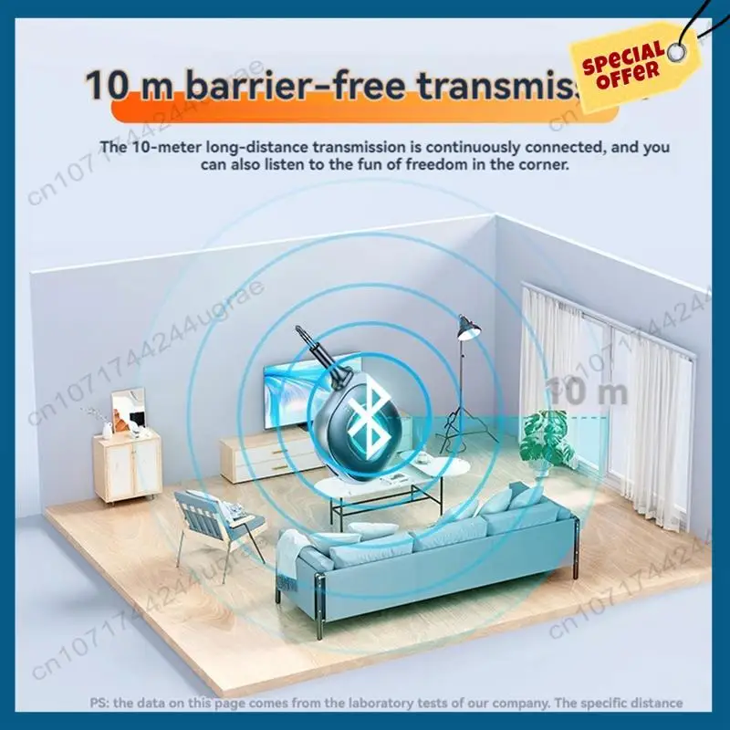 

-A15I 2 In 1 Wireless Bluetooth 5.3 Receiver Transmitter Adapter 3.5Mm AUX Handsfree Call For Car Radio Audio Headphone TV