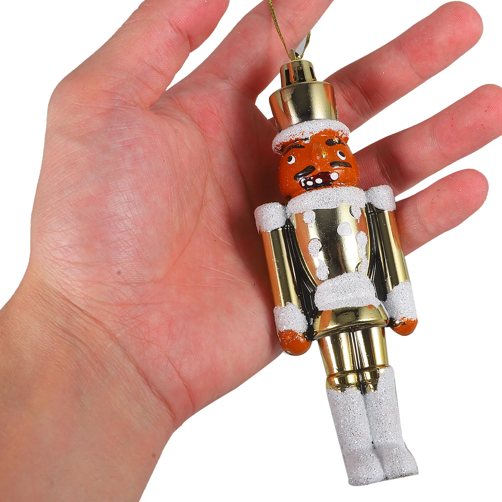 

3Pcs Festival Nutcracker Hanging Charm Traditional Style Christmas Decorative Ornament for Tree Wall Door Decor