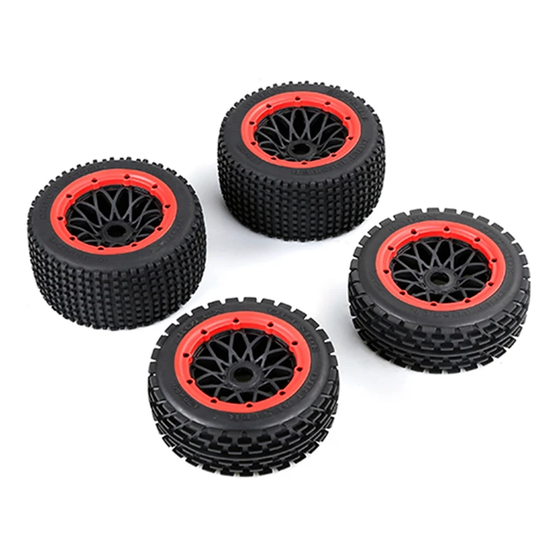 Conjunto de rodas espessadas de pneus dianteiros e traseiros off-road para peças de carro 1/5 HPI ROFUN ROVAN KM BAJA 5B Rc