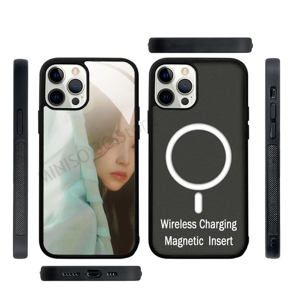 Korean Girl Mina T-Twice Phone Case Strong Magnetic For IPhone 15 14 13 Pro Max 11 12 Mini For Magsafe