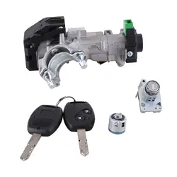 Ignition And Door Lock Cylinder Switch Assembly Set With 2 Remote Keys For 2007-2011 Honda CRV 06350SWN011 06350-SWN-011