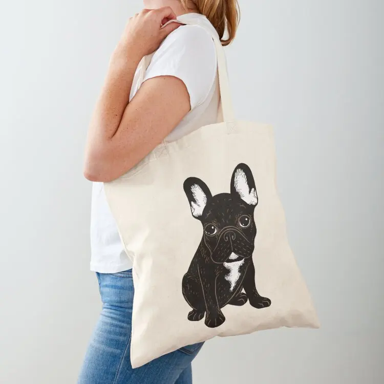 Brindle French Bulldog Tote Bag