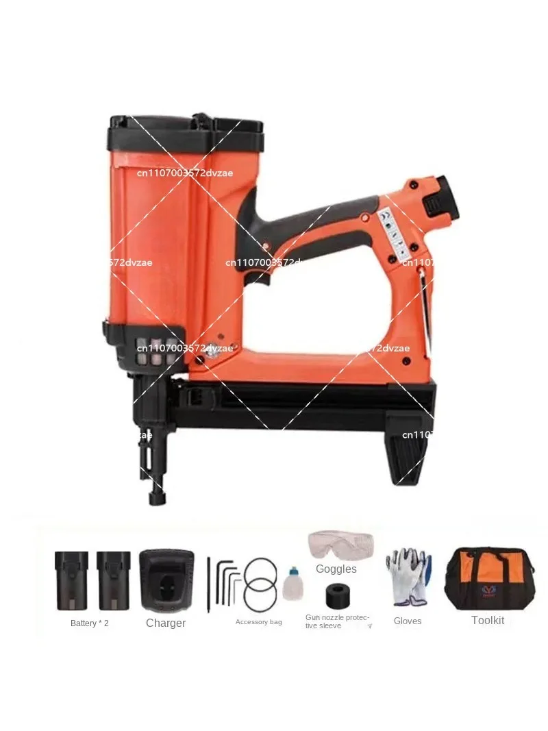 Adjustable Cordless Fast Gas Nailer Air Nailer for Woodworking Concrete Door and Window Trough Decorative Fixed Nailer