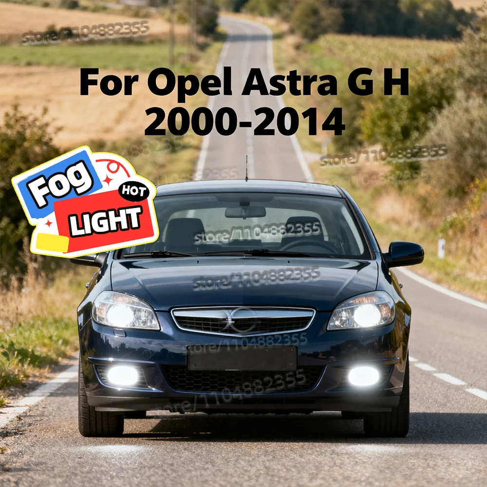 

2pcs Car LED Front Fog Lights Bulbs For Opel Astra G H 2000-2014 2003 2004 2005 2006 2007 2008 2009 2010 2011 2012 2013