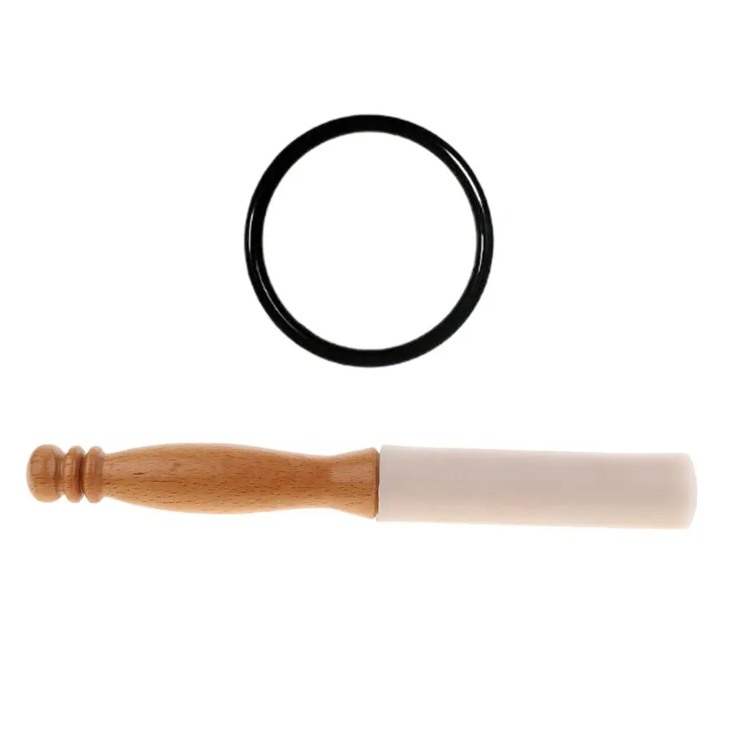 

10inch Wooden Rubber Mallet/Striker for Crystal Singing Bowls Quartz Tibetan Yoga Meditation Singing Bowl