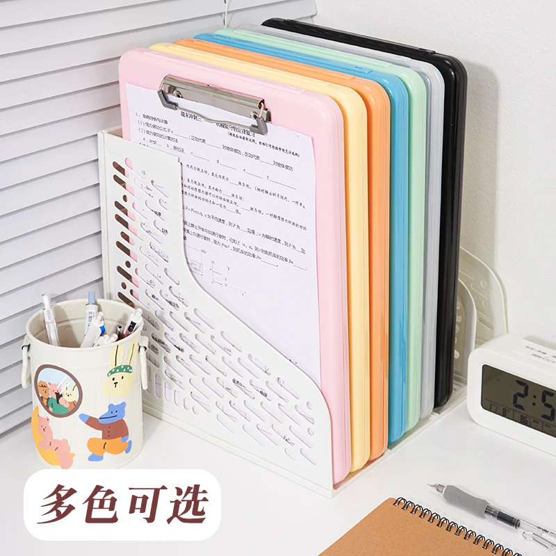 Imagem -06 - Grande Capacidade a4 Clipboards File Folder Box Sturdy Plate Clip Design Multifuncional para Armazenamento Eficiente de Papel para Estudantes