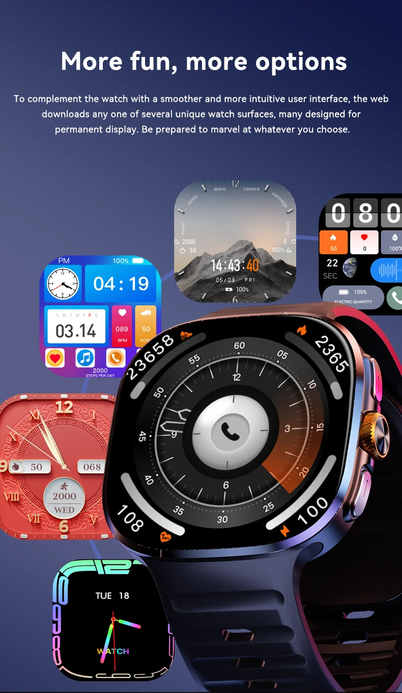 Neue 4G/5G Smartwatch 1000W HD-Kamera Videoanruf GPS WIFI SIM-Karte 2100mAh Akku 8+128GB GPS-Positionierung Smartwatch für Männer und Frauen – Detail 18