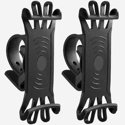 2PCSUniversal Bicycle Mobile Phone Holder for Mobile Cell Phone GPS Silicone Motorcycle Bike Cycling Handlebar Stand Bracket