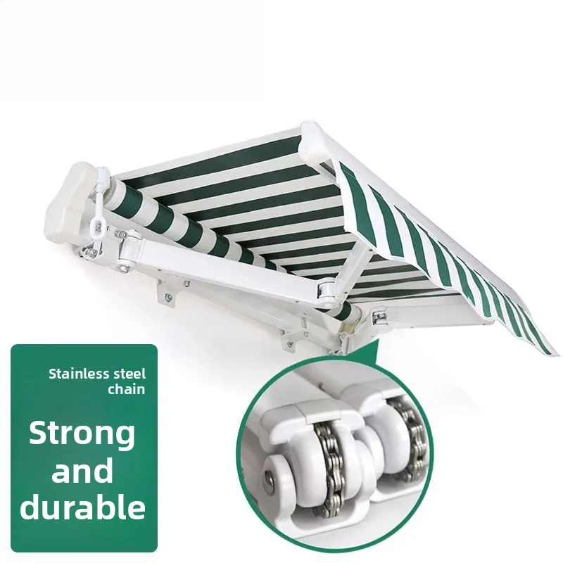 

Тент Выдвижной навес Карниз Дверная головка Ручная рукоятка Электрический складной термоусадочный навес для магазина Открытый навес