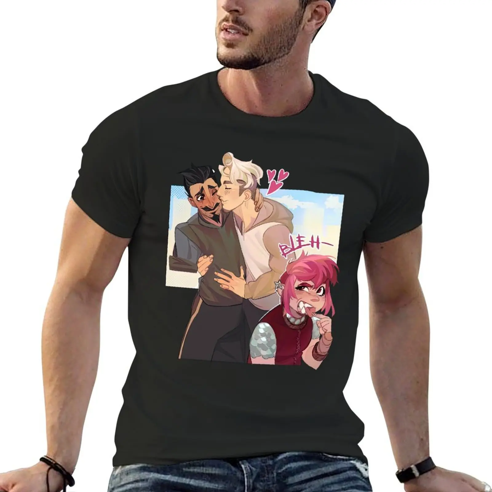 Nimona love T-Shirt man t shirt tops custom shirt mens designer t shirt