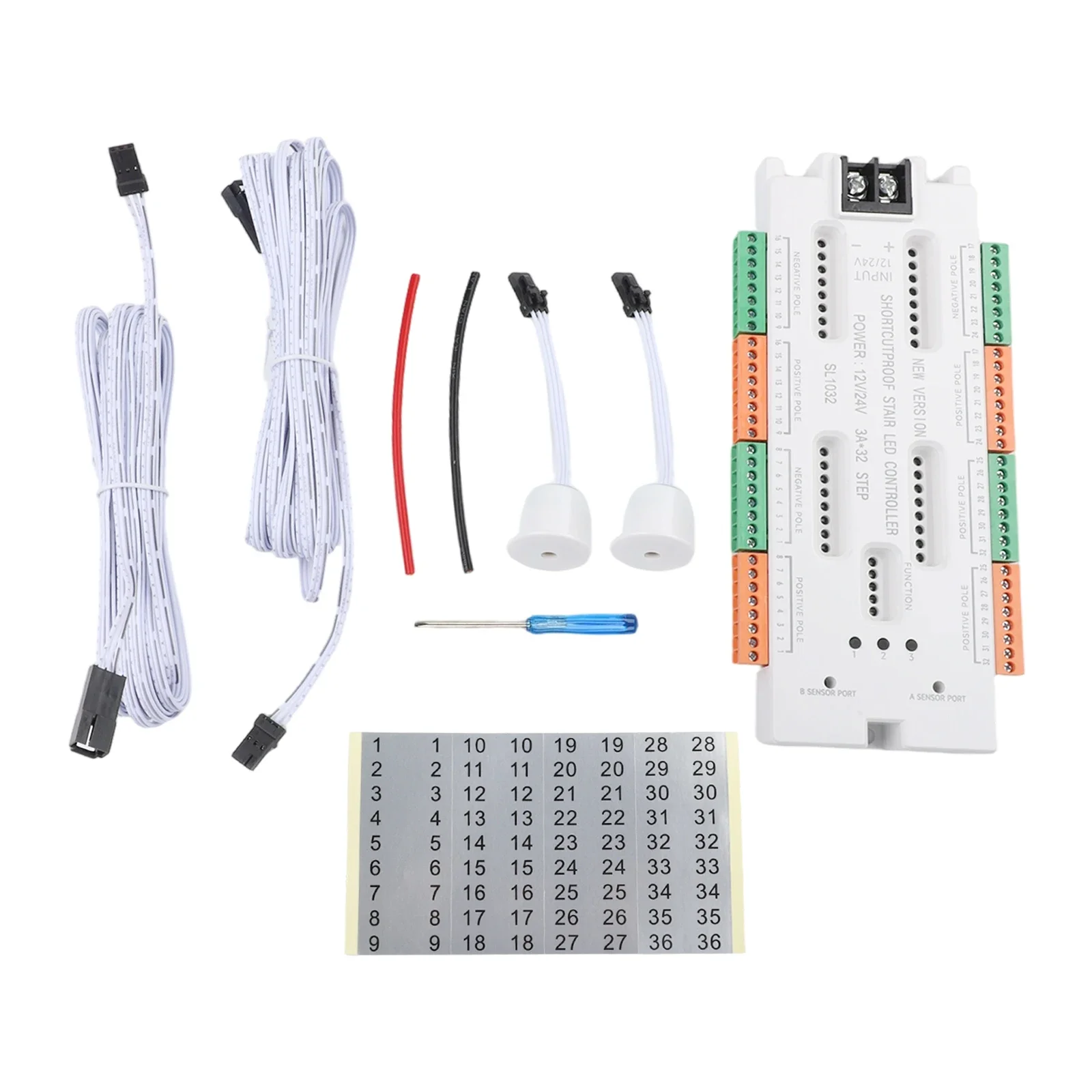 Home Lighting Safety Lighting 180*85*20mm LED Motion Sensor Light Sensor Triggered Lighting System Flow Speed Adjustment