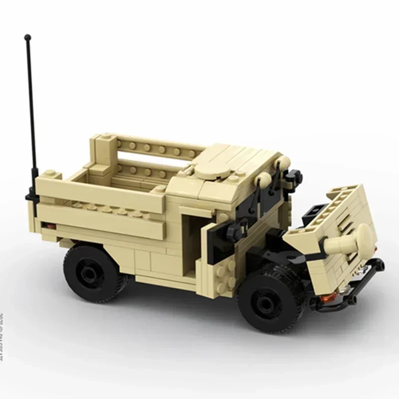 Moc ビルディングレンガミリタリーモデル軍 M1123 貨物軍団キャリア技術モジュラーブロックギフトのおもちゃ子供 DIY アセンブリ
