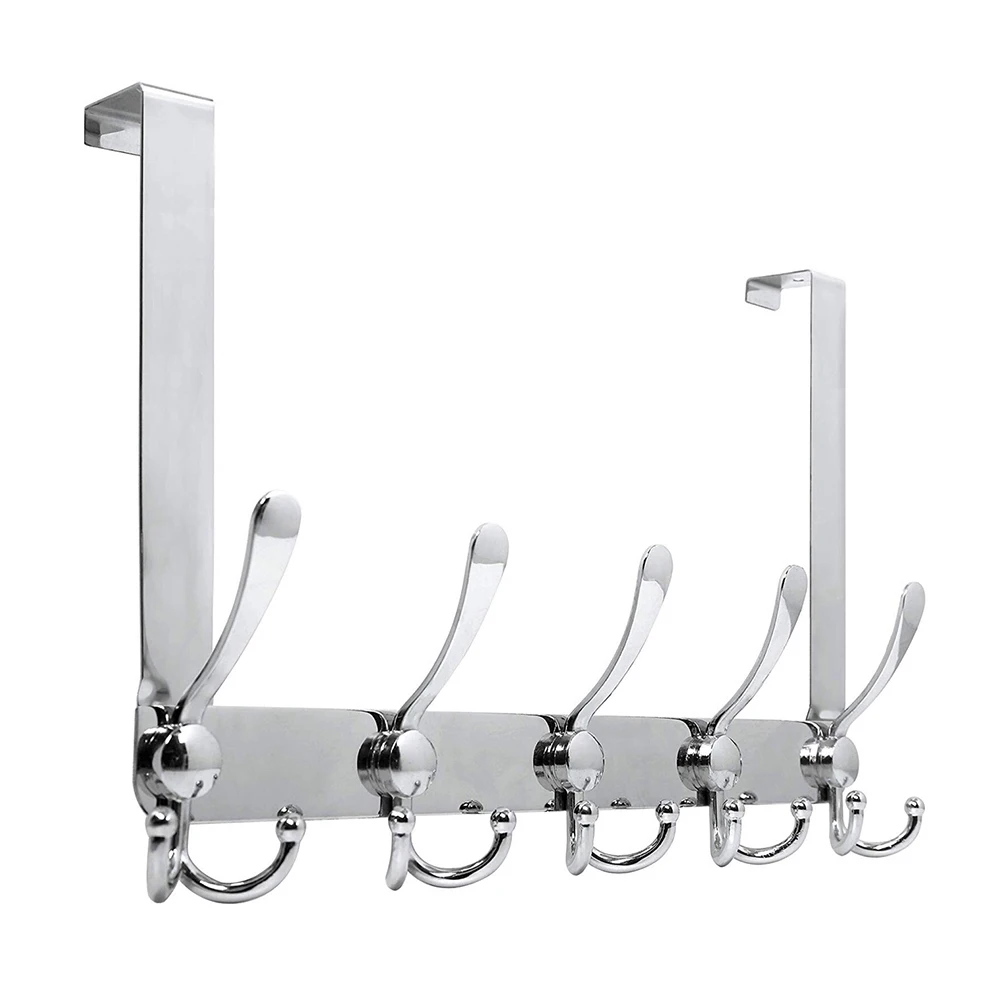 

Stainless Steel Door Back Hooks Home Clothes Coats Hat Towel Bathroom Kitchen Storage Solution Hooks for Home ganization