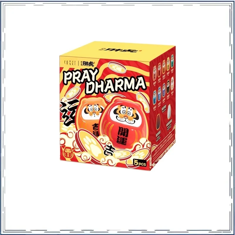 

PRAY DHARMA Blind Box Cartoon Originality Trendy Play Cure Doll Ornament Children's Day Gifts Action Figure Model Toys