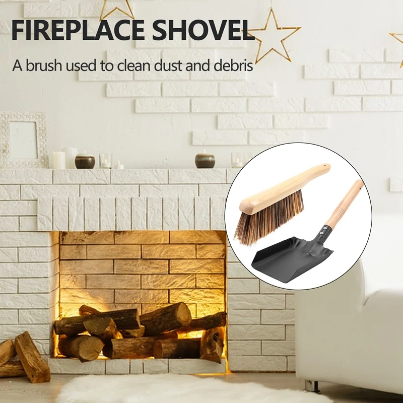 مجموعة فرش مجرفة الفحم والموقد ABXF، مجرفة وفرشاة الموقد، مجموعة الموقد مرتبة، مجموعة أدوات الموقد، أدوات حفرة النار