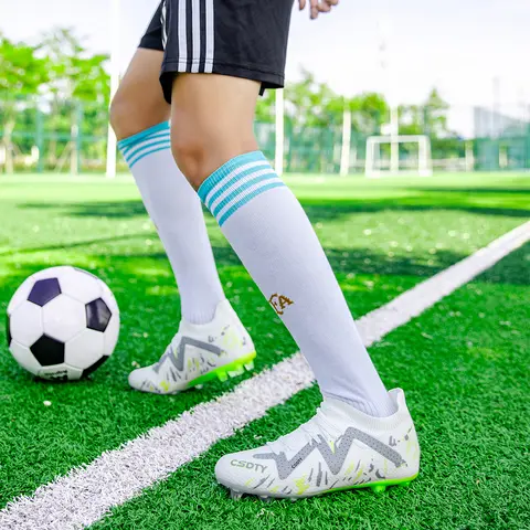 야외 축구 신발 남자 훈련 운동화 스포츠 빠른 원래 운동화 사회 축구 신발 전문 클리트 축구 부츠