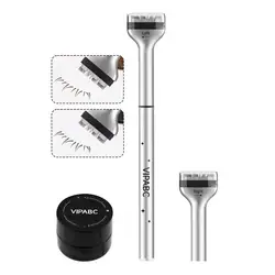 Lower Eyelash Stamp Set Waterproof Natural Long-lasting DIY Under Eyelash Template Seal Black/ Brown Quick Makeup Tool