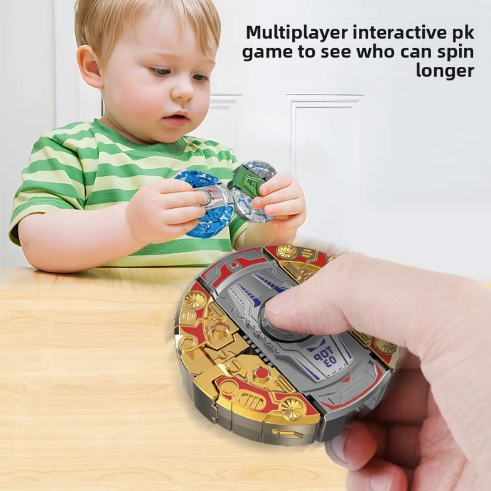 لعبة ديناصور تحويل بأطراف الأصابع لتخفيف التوتر للأطفال، لعبة جيروسكوب دوارة للأطفال هدية