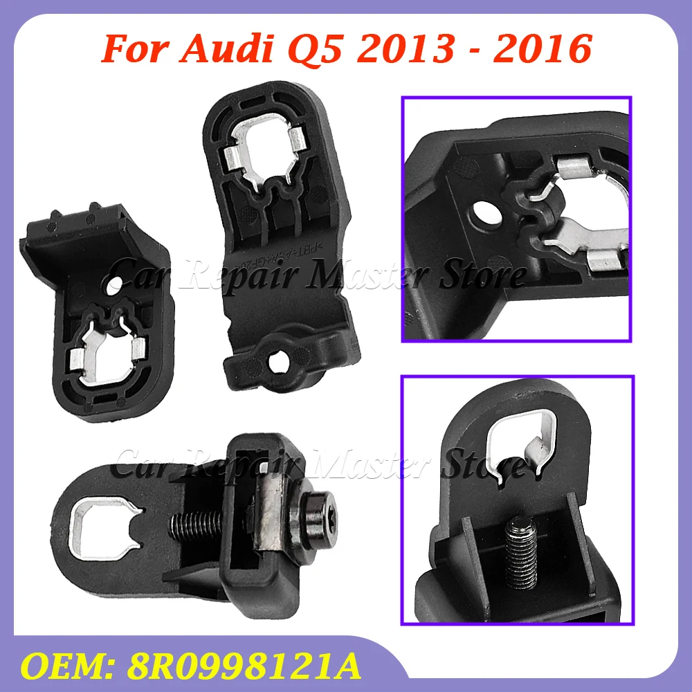 3x For Audi Q5 2013 - 2016 8R0998121A 8R0 998 121A Headlight Repair Kit Bracket Car Headlight Protection Ring Repair Parts