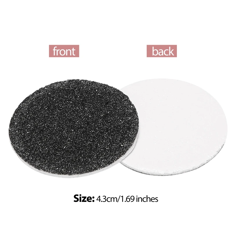 60 Pcs Replacement Sandpaper Discs Pads For Electric Foot File Callus Remover Pedicure Tool