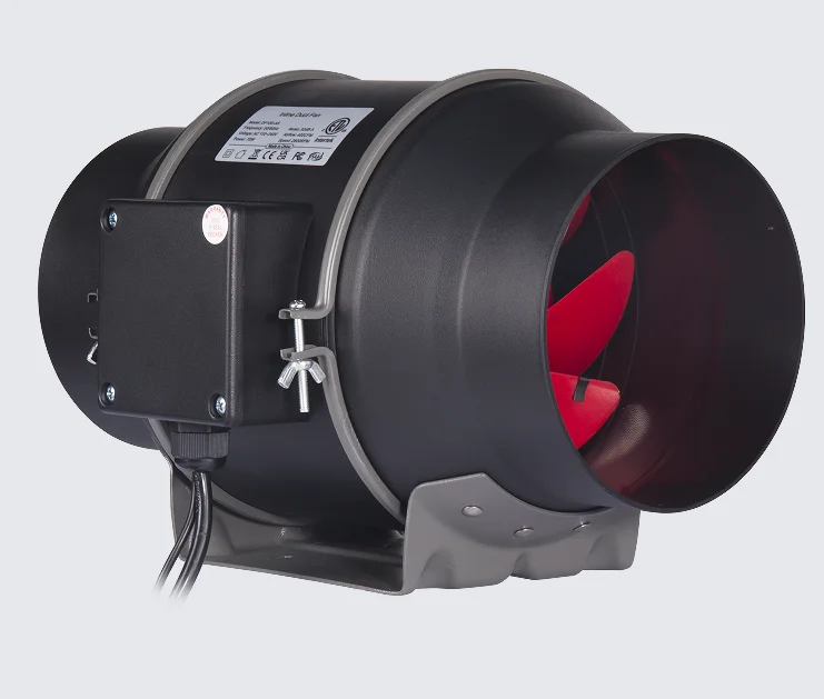 6 Inch Wifi App Control Duct Fan Smart WIFI Duct Fan with Humidity Temperature Control and Air Carbon Filter Grow Tent