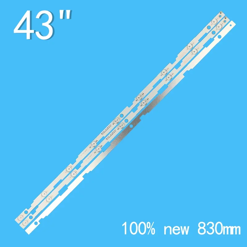 3PCS/Set New LED Lamp Bars CRH-P43KP30300309641-REV1.5 B Backlight Strips RF-AJ430S30-0901S-09 A1 Array Matrix Line Rulers Bands