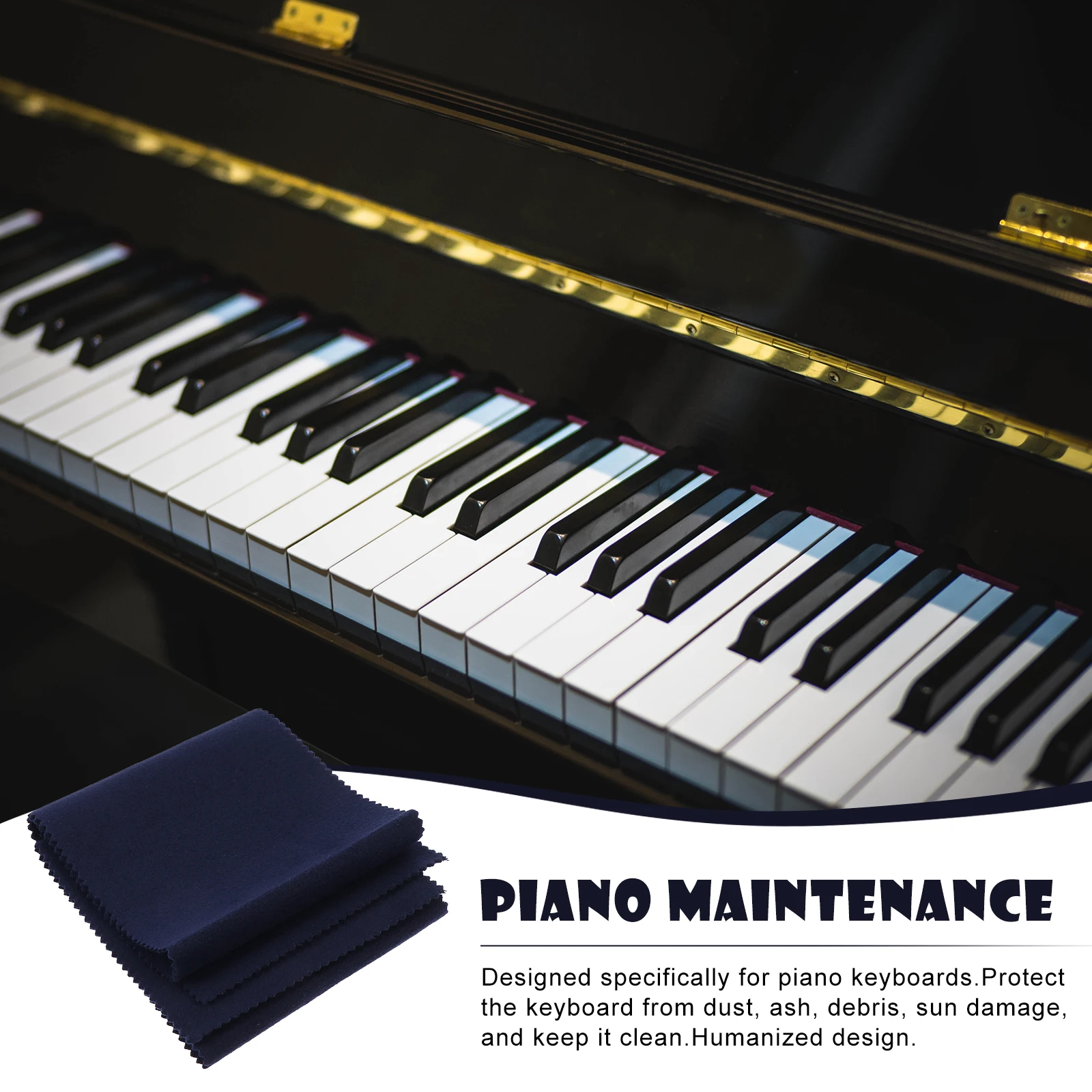 

Piano Keyboard Cloth Upright Full Cover Dust Covers Anti-cloth Digital Protective