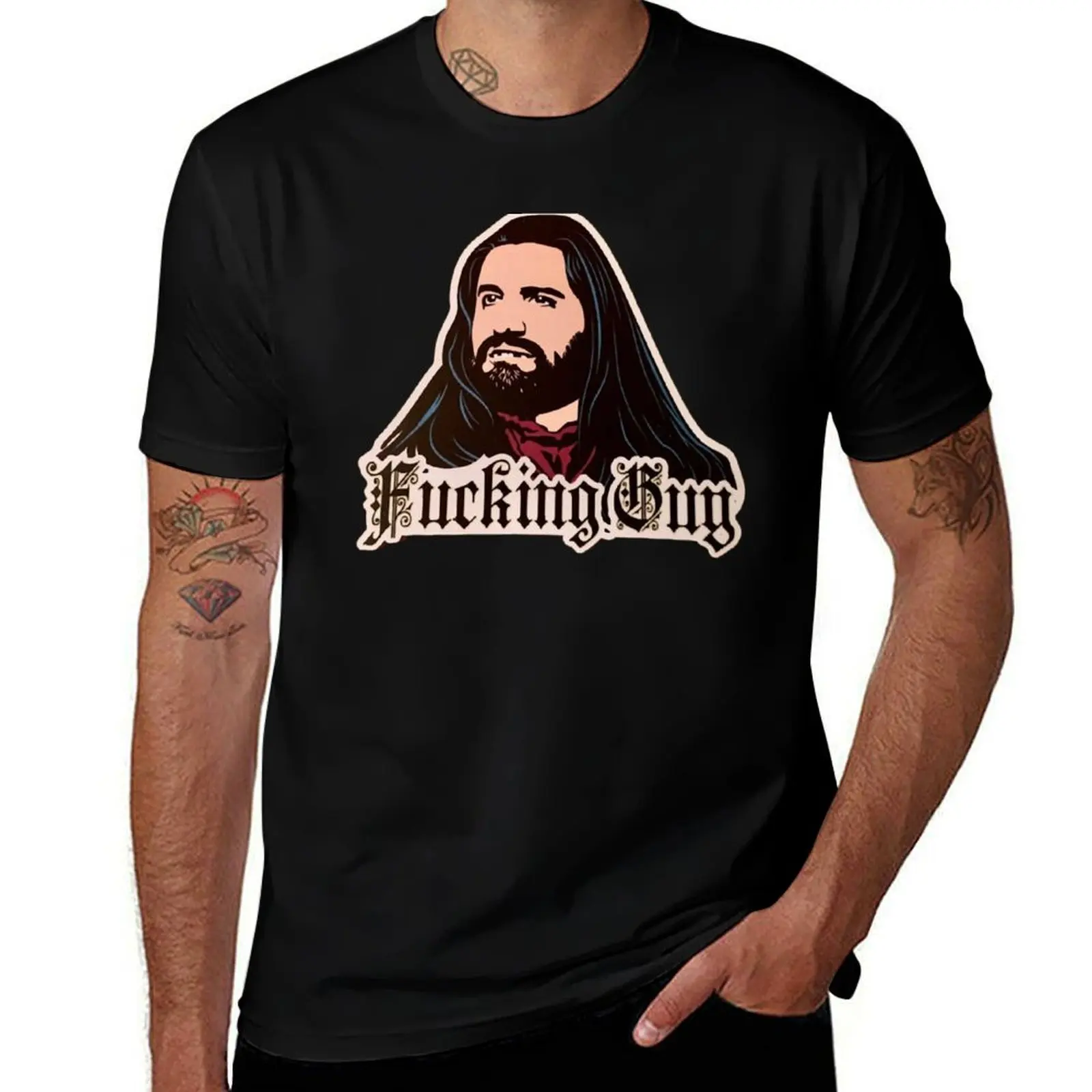 What We Do in the Shadows Vinyl Sticker or Magnet Nandor, f ,c, king Guy T-Shirt Relaxed Fit Casual Short Sleeve Top T-Shirt