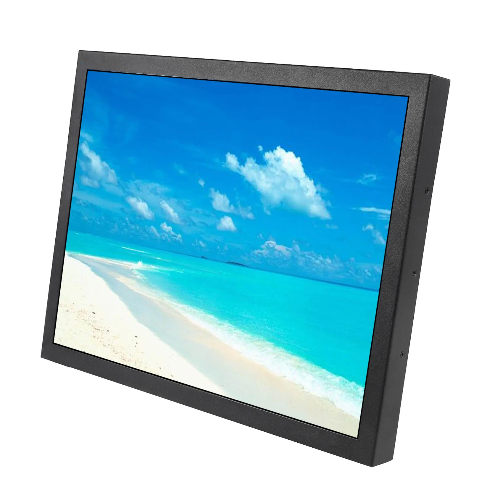 Hd-Mi Dvi Vga Speaker Music Studio Monitor 4:3 400Nits Outdoor Lcd Monitor 1024X768 15 Inch Industrial Monitor With Metal Case