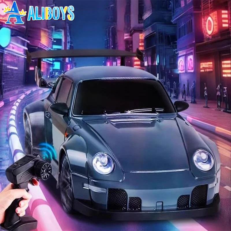 Voiture de dérive RC 1:24 2.4G, télécommande, véhicule de course à demi-échelle, radiocommande à grande vitesse, modèle de voiture de cascade, jouet, cadeau pour enfants