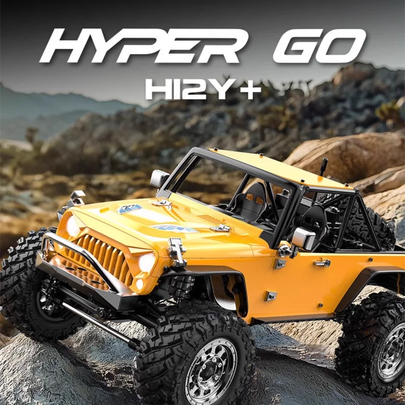 MJX H12Y+HYPER GO 1/12 RC Rock Crawler Brushless 2.4G Electric Professional Off-road Vehicle Remote Control Cars  Boys Gifts