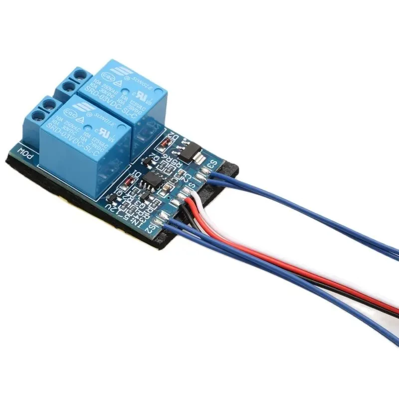 Model Airplane Relay Version Motor Forward Reverse Controller 10A Limit Current Support 5-12V Receiver for RC Drone Accessories