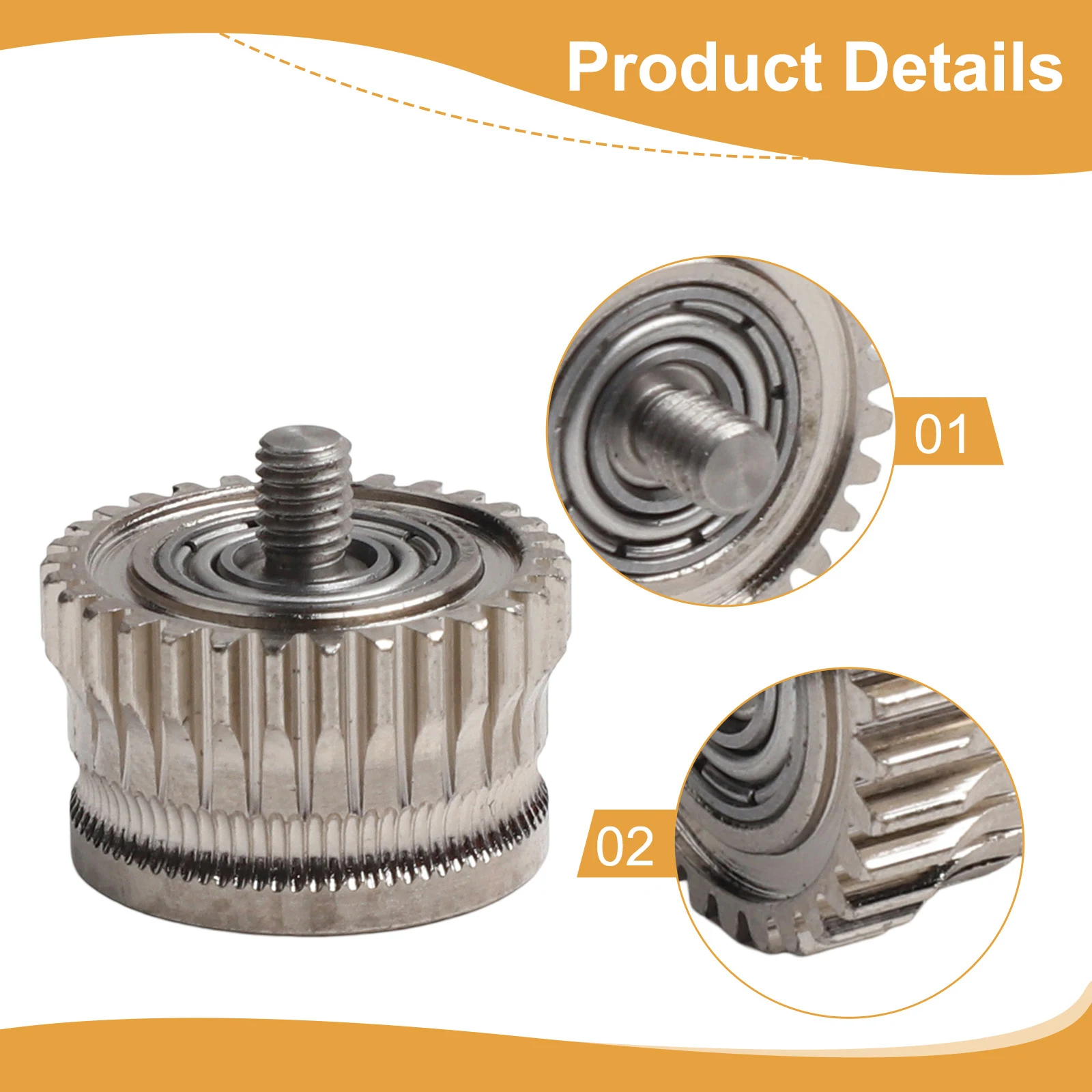 All Metal Filament Drive Gear Extruder Gear For K1  For K1C  For K1 Max For Ender 3 V3 For 3D Printer Replacement Parts