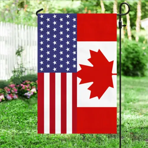 Canada America Friendship Flag Garden Flag - House Flag