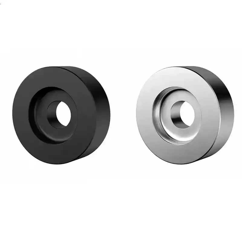 Machining Numerical Control Aviation Aluminum 45 Rpm Record Adapter, Record Town High Precision Vinyl Phonograph Accessories